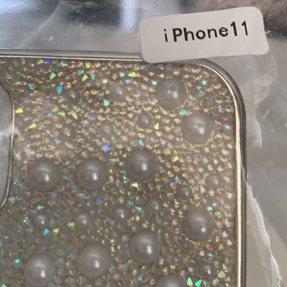 IPHONE 11 GLITTER BLING PEARL CASE - Picture 3 of 3